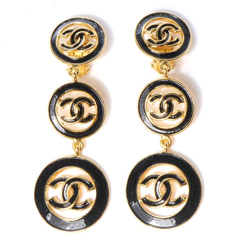 blogger chanel earrings|Chanel clip on earrings.